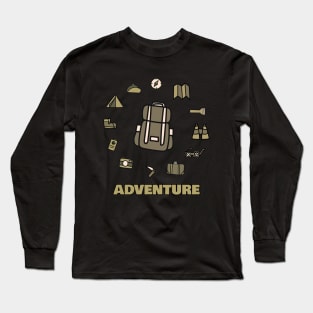 ADVENTURE Travelling Design Long Sleeve T-Shirt